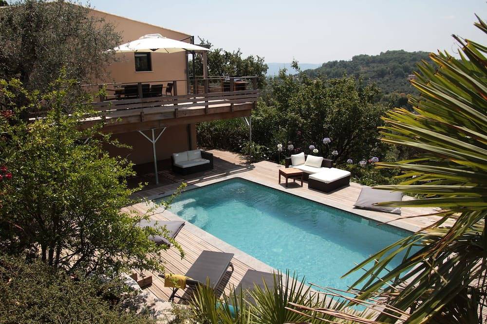 Le Figuier Architect villa Piscina privada vista panorámica clase 4 estrellas in Châteauneuf-Grasse, Region de Cannes