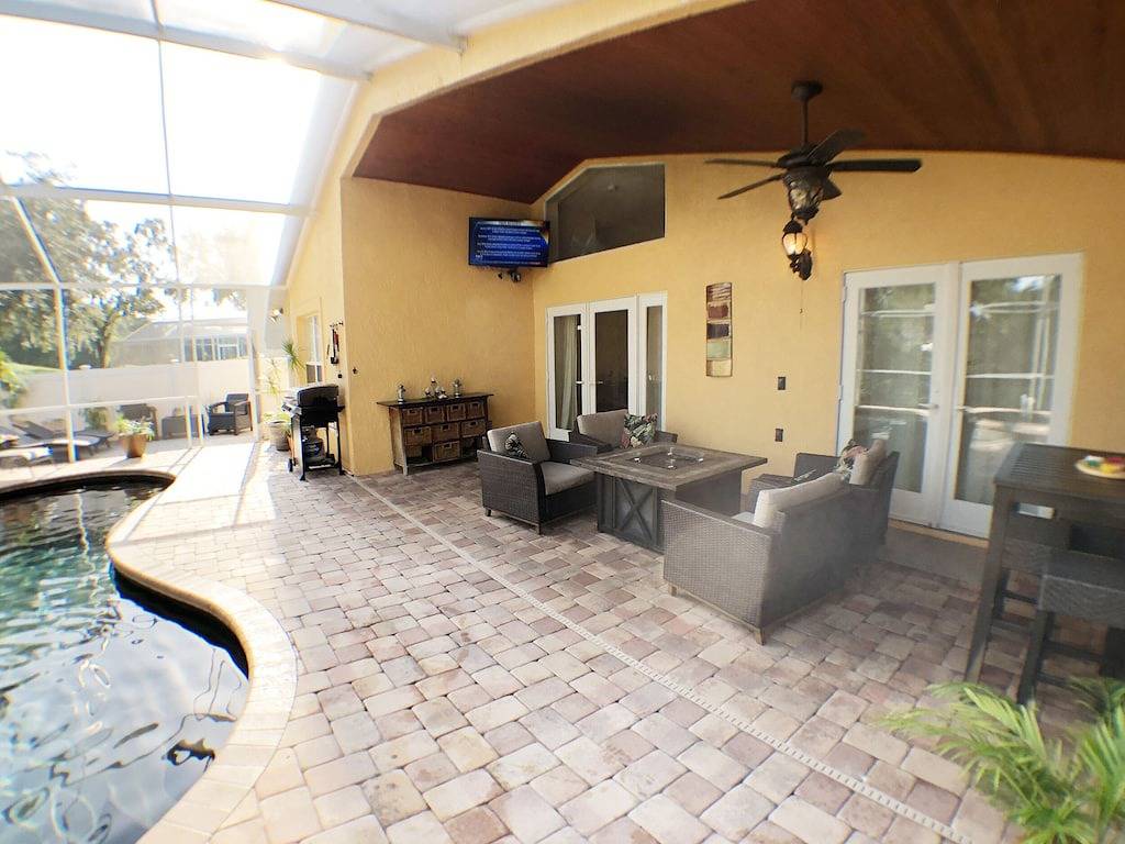 ☀️ Herausragende und luxuriöse Luxusvilla ☀️ Privater Pool & Spa & Golfplatzblick ⛳ in Haines City, Zentral Florida