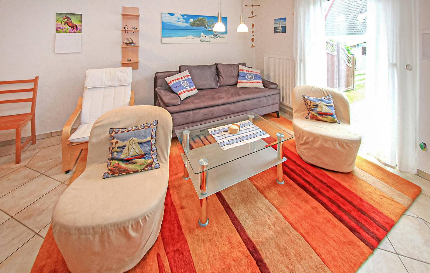 Charmante Wohnung mit Terrasse, Parkplatz & TV in der Nähe von Bodstedt Küstenlinie in Pruchten, Vorpommern