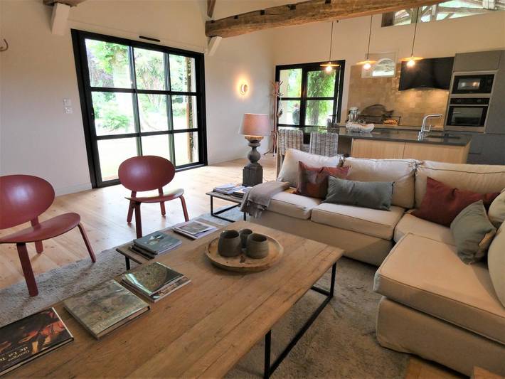 Gîte pour 4 personnes, avec terrasse ainsi que piscine et jardin dans les Landes - 4