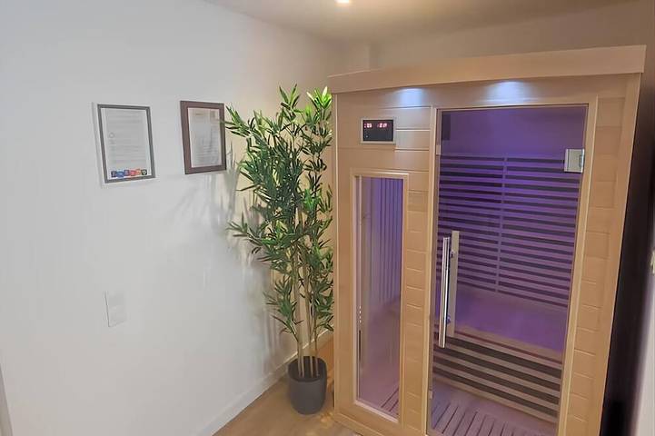 Maison de vacances pour 4 personnes, avec Sauna
