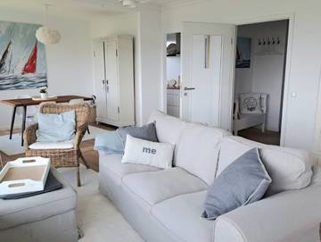 Ferienwohnung für 2 Personen, mit Balkon und Ausblick in Holnis