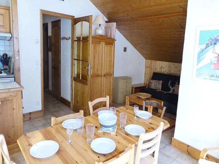 Gîte pour 6 personnes, avec balcon dans Office De Tourisme Des Contamines Montjoie - 3