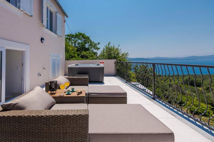 Villa pour 8 personnes, avec vue et jardin à Slano - 2