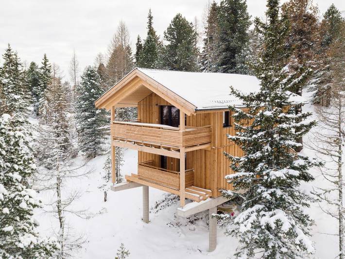 Chalet für 8 Personen, mit Sauna und Whirlpool sowie Balkon, mit Haustier - 1