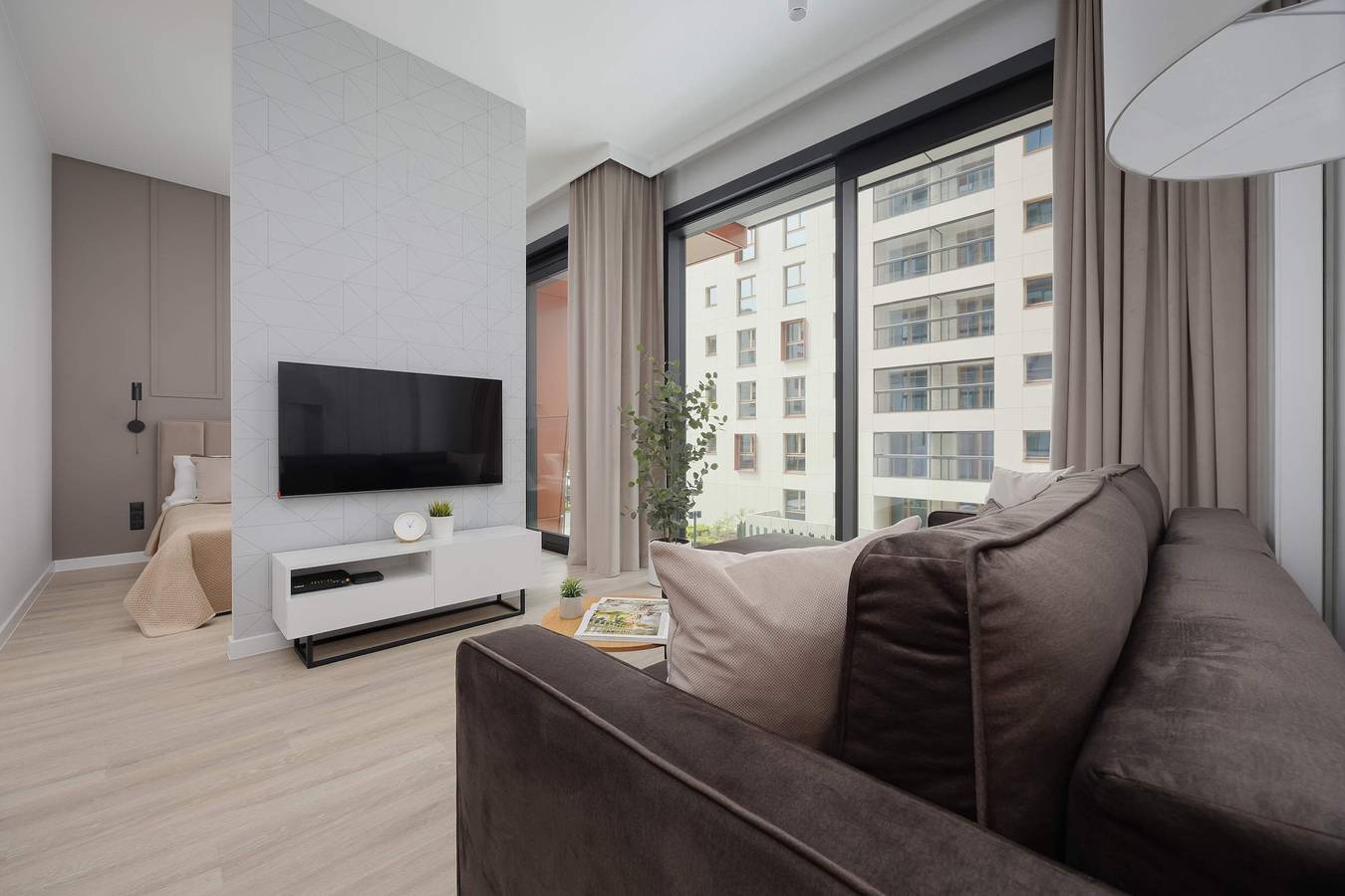 Entire studio, Prosta 69D Warsaw   Prestigious Studio   Ac   Parking in Warsaw, Masovia