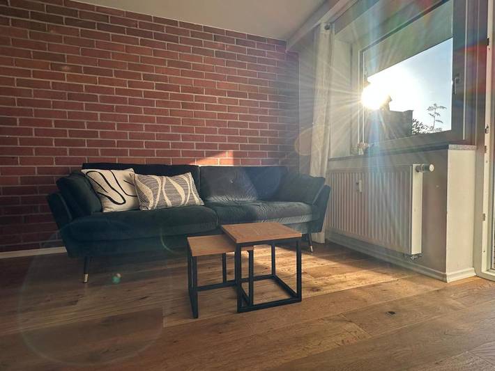 Ferienwohnung für 4 Personen, mit Terrasse und Garten sowie Ausblick in Langfurth (Bayern)