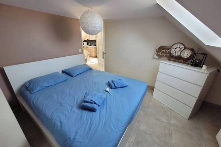 Appartement entier, \"Les roses de Malo les bains\" Appartement avec mezzanine, proximité de la plage in Plage de Malo-les-Bains, Dunkerque