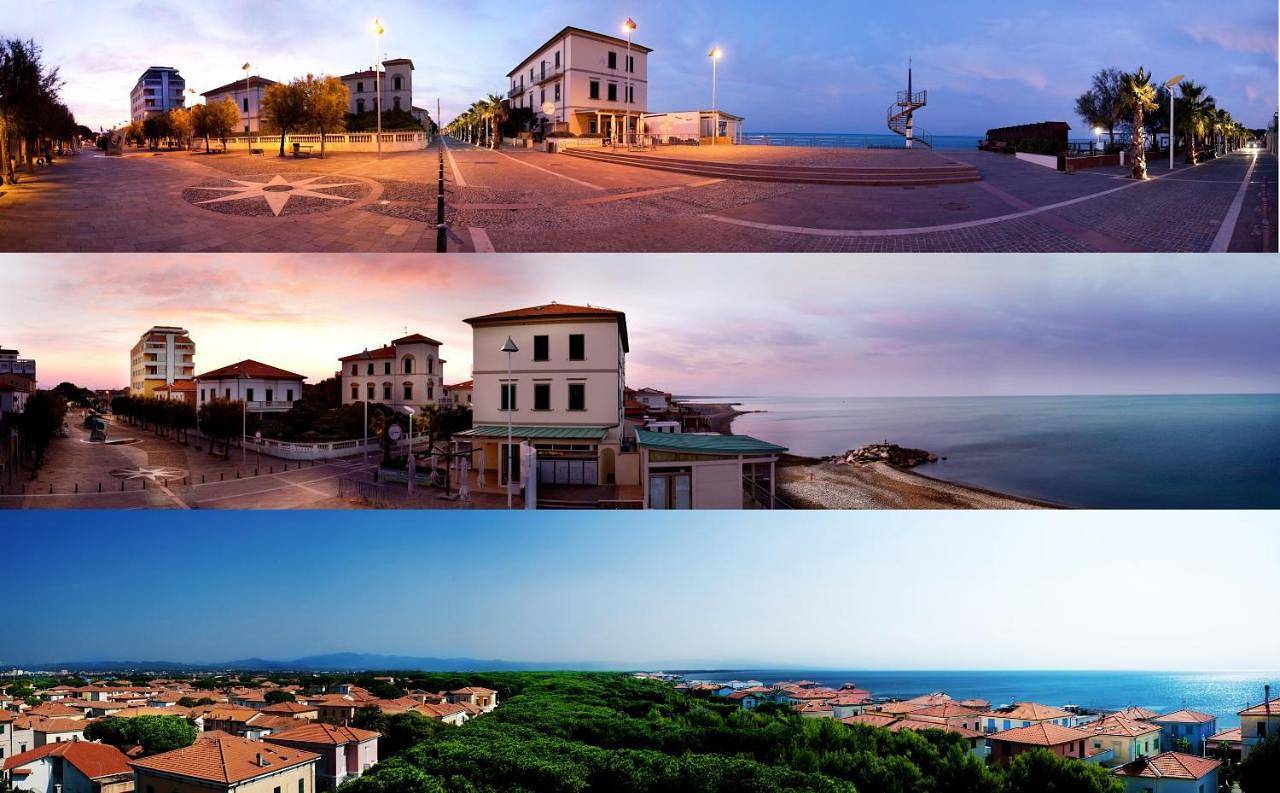 Deluxe Double Room with Side Sea View in Marina di Cecina, Cecina