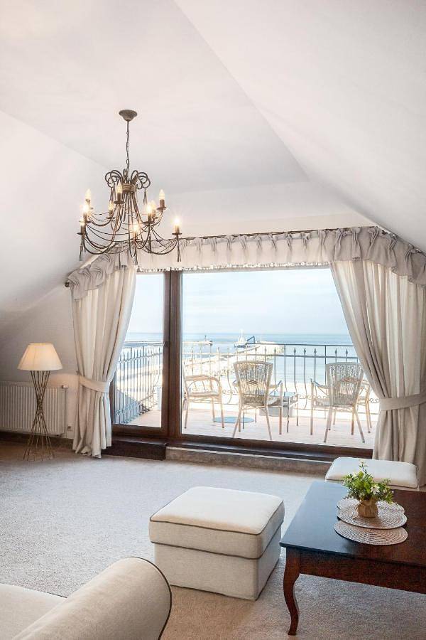 Ferienwohnung für 2 Personen, mit Terrasse und Garten sowie Ausblick in Ustka