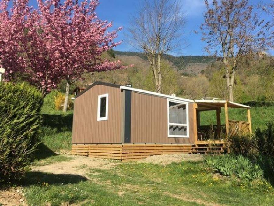 Camping De Savel - Mobile home 4 persons - Loggia in Mayres-Savel, Vercors