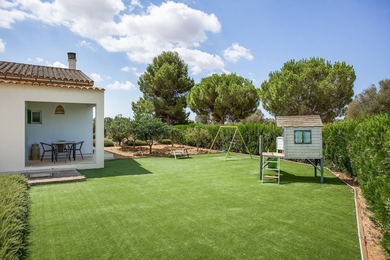 Cottage familial Sa Vinya avec piscine privée, terrasse, Wi-Fi et jardin à Campos, Majorque in Campos, Majorque du Sud