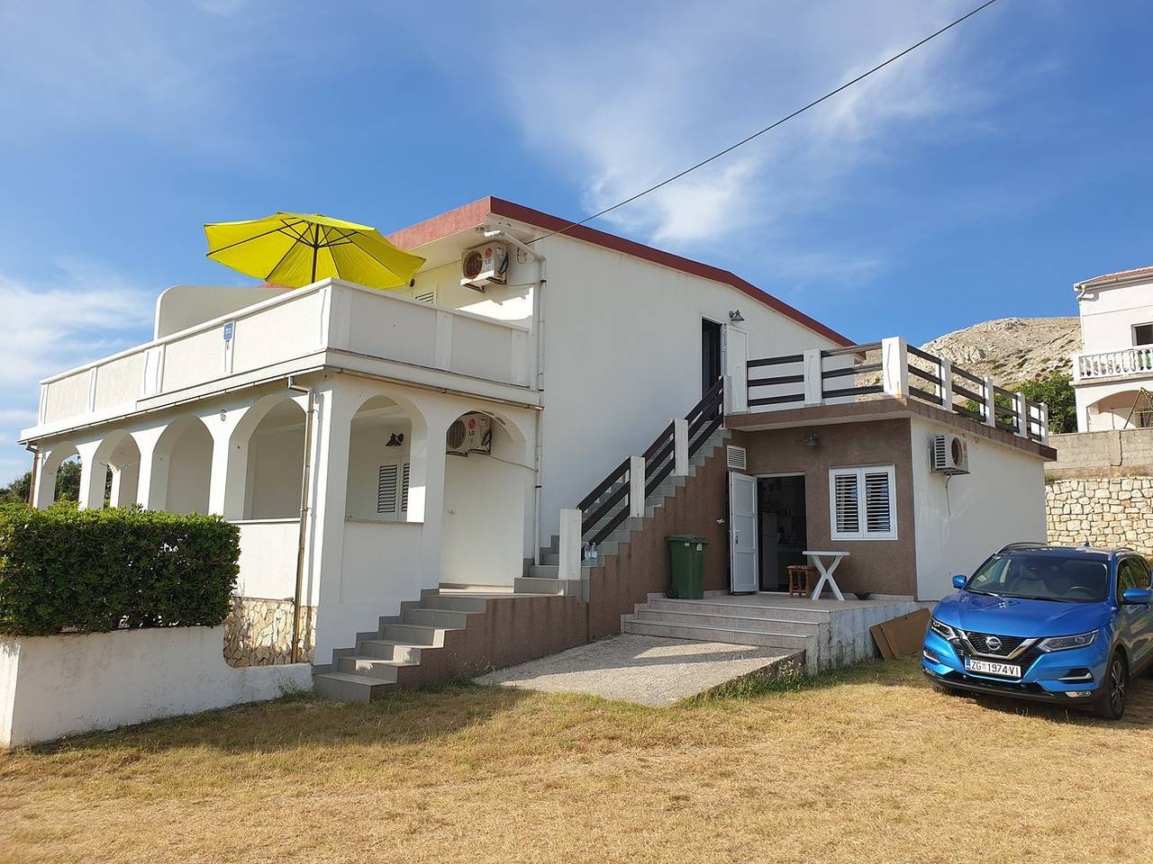 Ganze Wohnung, 1-Zimmer-Ferienwohnung mit Terrasse und Meerblick Pag A-23764-b in Pag Stadt, Pag