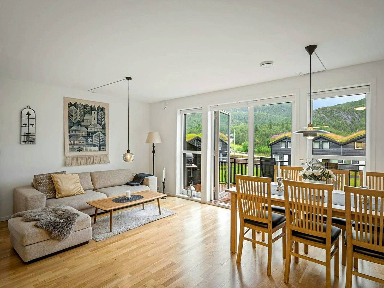 Ganze Wohnung, Wohnung mit Ski-Zugang an der beleuchteten Loipe in Sirdal in Sirdal