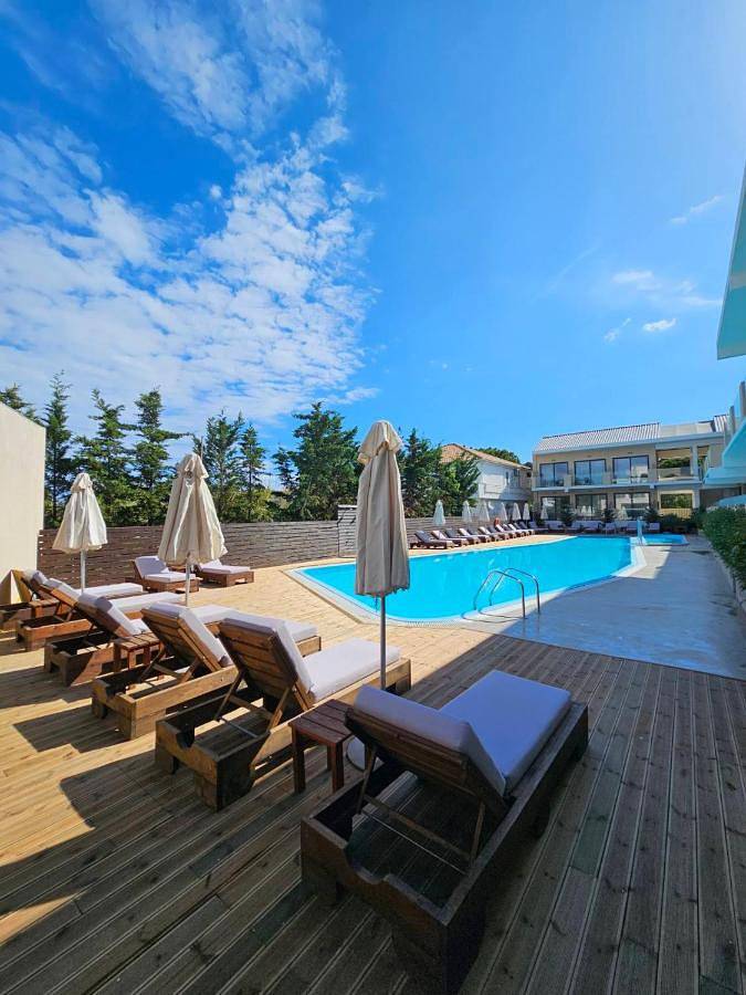 Hôtel pour 2 personnes, avec piscine et balcon ainsi que sauna et jacuzzi