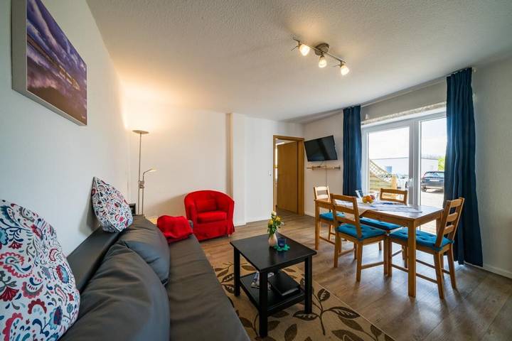 Ganze Wohnung, Ferienwohnung 'Ferienwohnug Strandflieder' mit Privatterrasse in Borkum