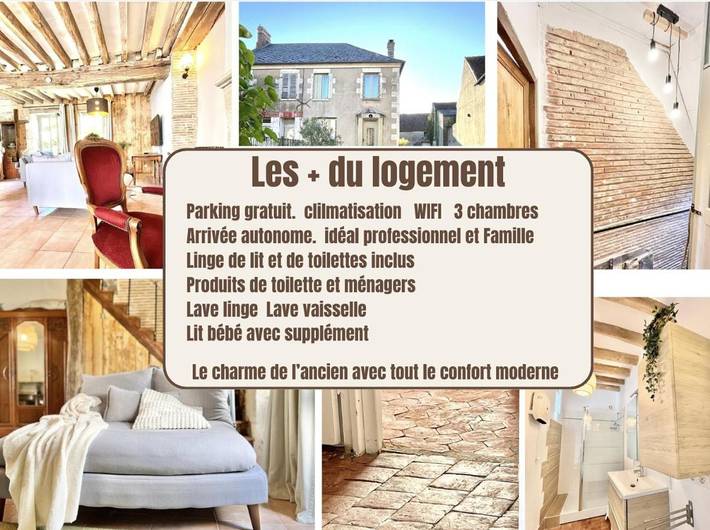 Location de vacances pour 5 personnes, avec jardin, animaux acceptés à Bouhy - 2