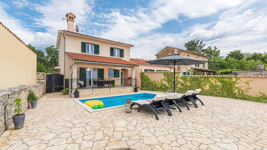Villa pour 4 personnes, avec jardin et piscine à Kanfanar - 2