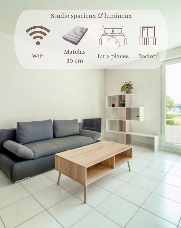 Appartement entier, L Idylle Royale de Chatenoy Proche A6 Parking Facile et securise in Châtenoy-le-Royal, Région de Chalon-sur-Saône