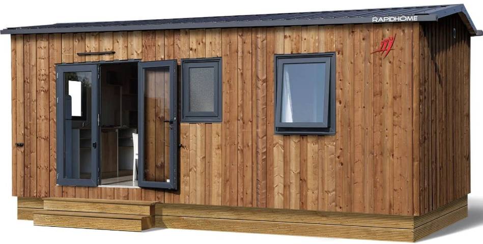 Mobil home pour 4 personnes, avec bassin pour enfant à Quettehou - 4