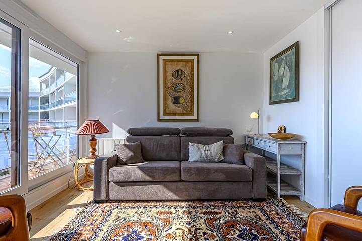 Gîte pour 4 personnes, avec balcon, animaux acceptés dans Plage Men Er Beleg - 4
