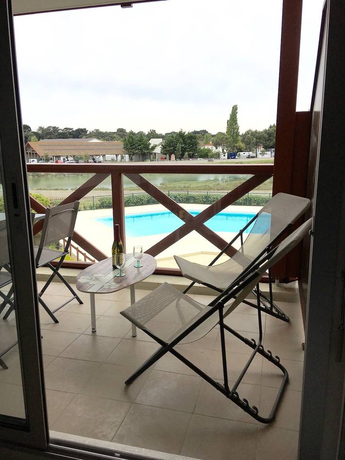 Location de vacances pour 4 personnes, avec piscine et balcon à Guérande