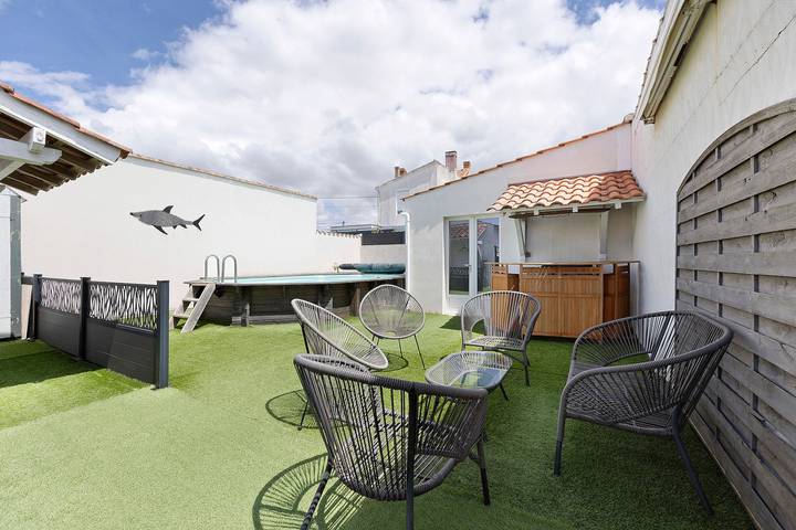 Location de vacances pour 8 personnes, avec jardin à L'Aiguillon-sur-Mer - 2