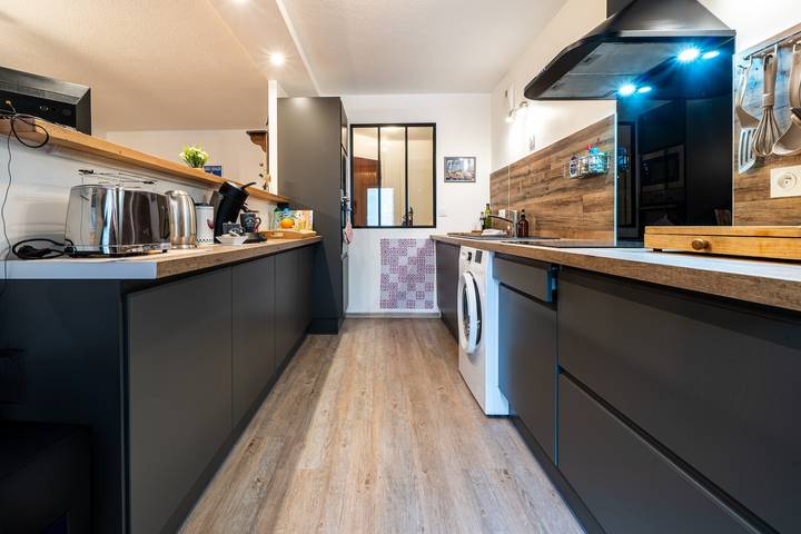 Ganze Wohnung, Ferienwohnung für 6 Personen mit Balkon in Briançon, Serre Chevalier