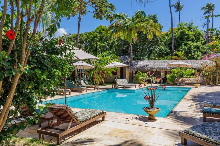 Pousadas para 2 pessoas, com piscina e vista e ainda jardim, com animais de estimação em Caucaia