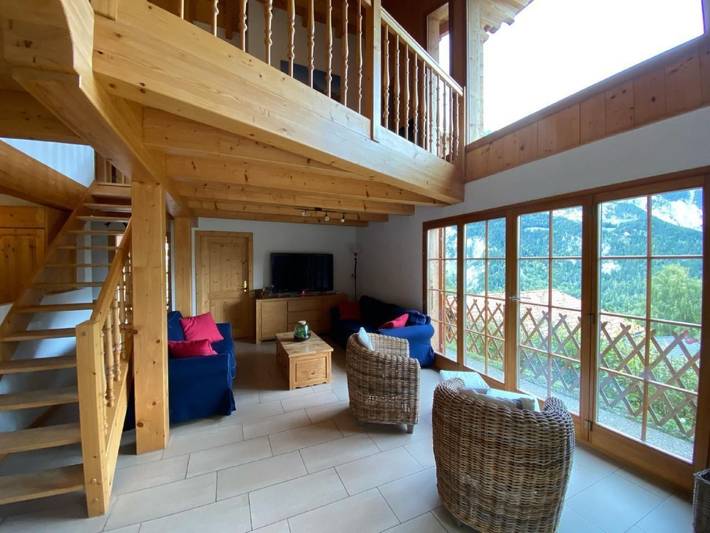 Location de vacances pour 9 personnes, avec jardin et balcon à Chamoson - 3