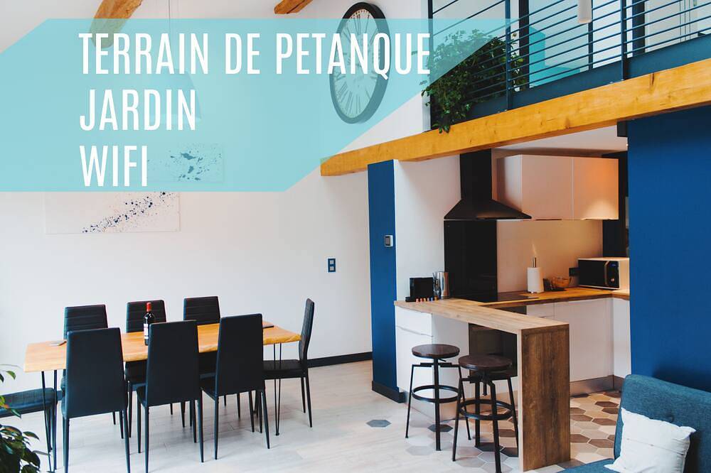 Superbe maison rénovée - Jardin - terrain de pétanque - cuisine d'été in Beauzelle, Toulouse et ses environs
