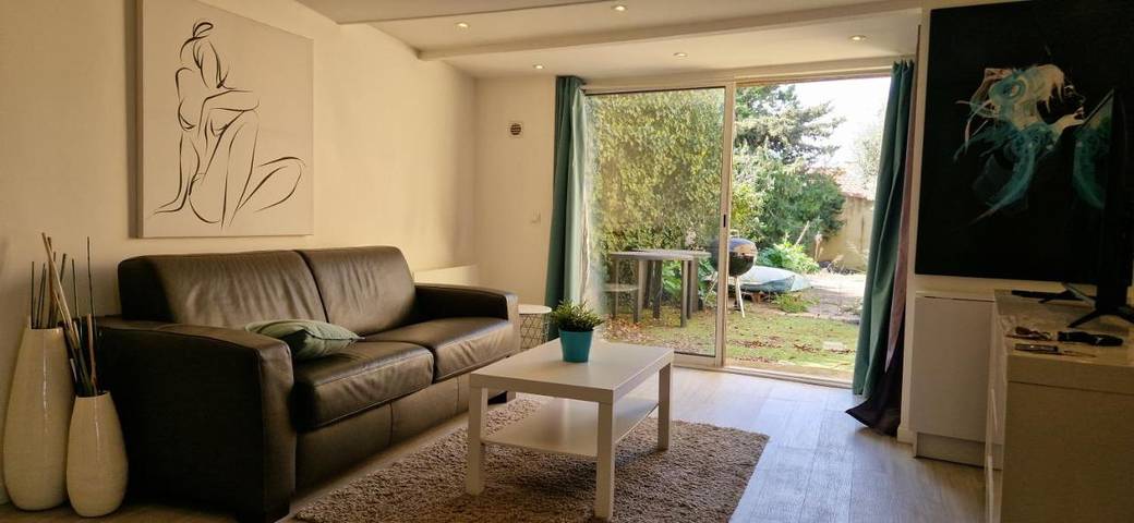 Appartement de vacances pour 2 personnes, avec vue et jardin
