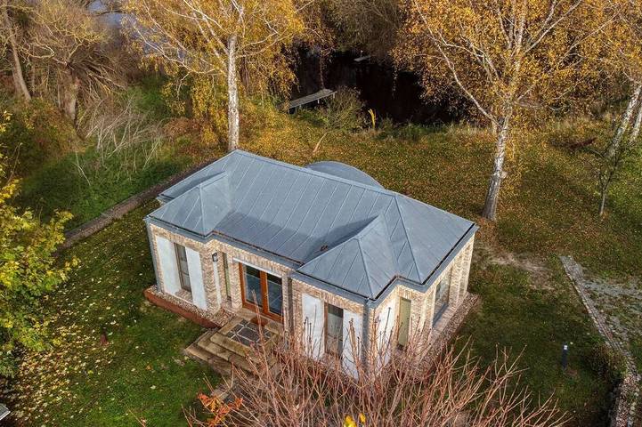 Haus am Seeufer mit 360° Blick, mit Kanu, kaum frequentierte Badestelle in Päwesin, Westhavelland