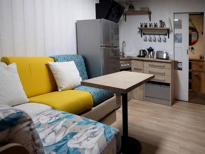 Appart’hôtel pour 2 personnes, avec Terrasse ainsi que Jardin et Vue