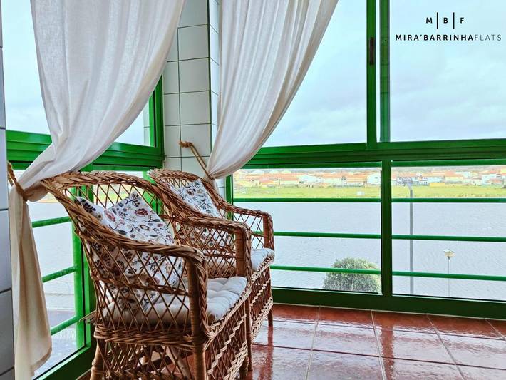 Gîte pour 4 personnes, avec balcon ainsi que vue sur le lac et vue, animaux acceptés à Praia de Mira - 3