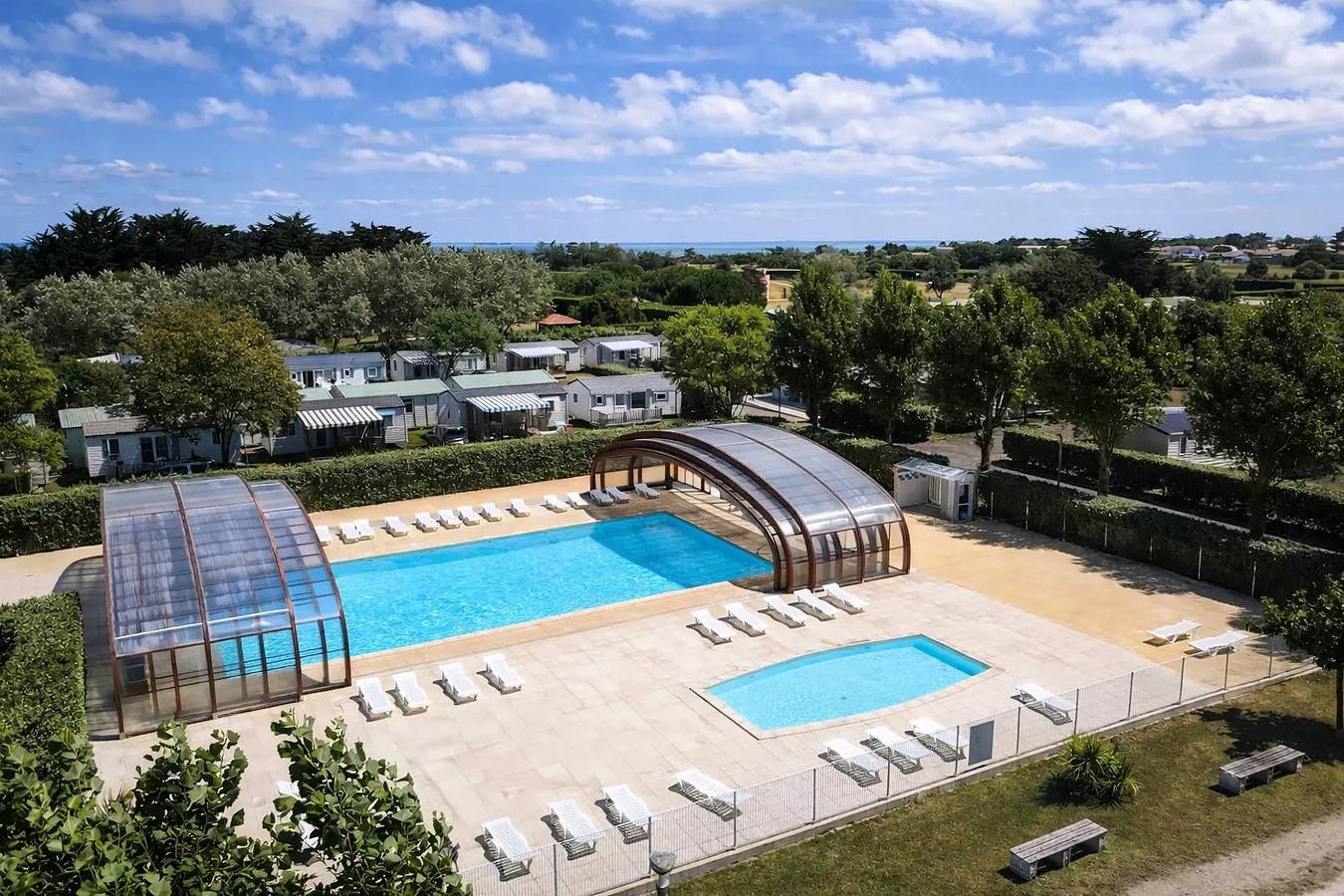 Mobil-home Select Tv Lv Clim Plancha - 2 chambres - 4 pers. in Saint-Denis-d'Oléron, Côte de Beauté