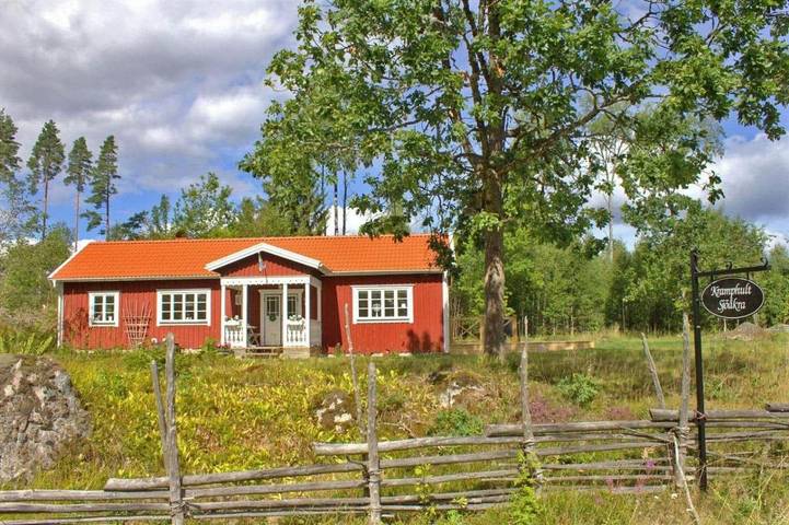 Ferienhaus für 4 Personen, mit Terrasse und Sauna sowie Ausblick und Seeblick