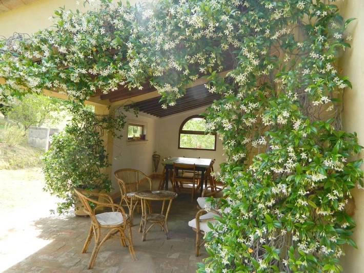 Ferienwohnung für 4 Personen, mit Terrasse und Garten sowie Ausblick