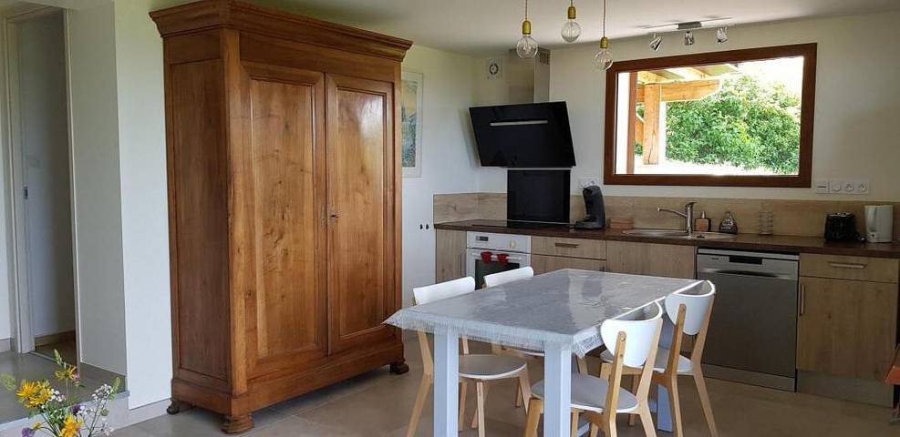 Gîte für 4 Personen, mit Terrasse und Garten sowie Ausblick und Seeblick in Franche-Comté - 2