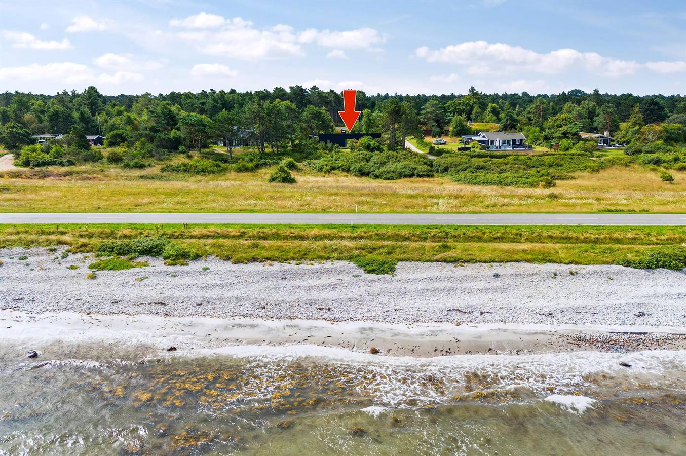 Pet friendly home in Sjællands Odde with house sea view in Overby Lyng, Sjællands Odde