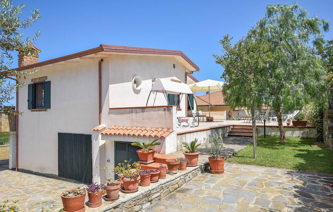 Gemütliches Apartment mit Pool, Garten und Parkplatz in der Nähe des Stadtzentrums in Perdifumo, Cilento Coast