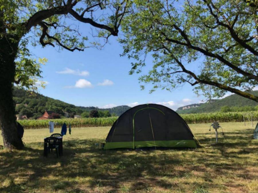 Camping Le Céou - Tente 4 personnes - Tente " Prêt à camper" 2 chambres in Saint-Cybranet, Périgord Noir