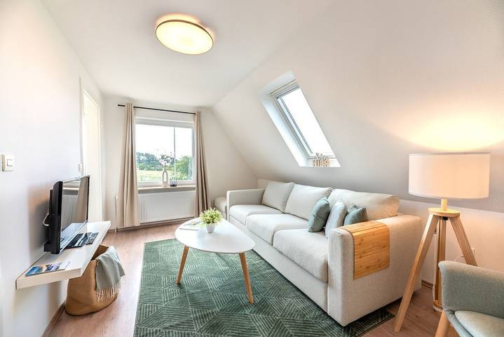 Ferienwohnung für 4 Personen, mit Balkon und Garten sowie Ausblick in Utersum - 4