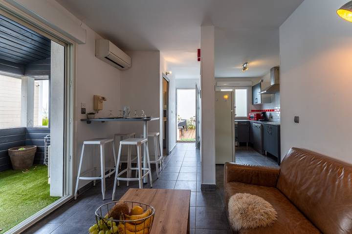 Gîte pour 6 personnes, avec terrasse et piscine, animaux acceptés au Grau-d'Agde - 4