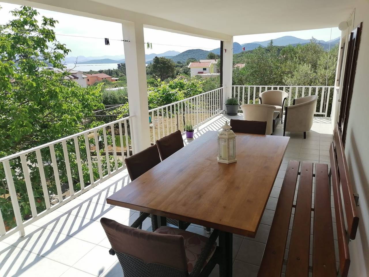 Ganze Wohnung, 3-Zimmer-Ferienwohnung mit Terrasse und Meerblick Drace, Peljesac A-25422-a in Drače, Dubrovnik-Neretva