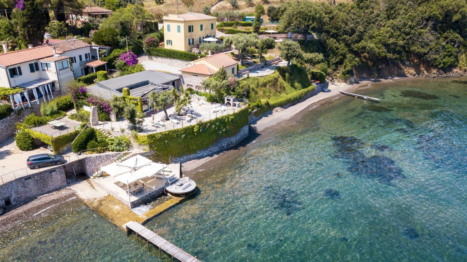 Villa pour 8 personnes avec balcon in Portoferraio, Ile d'Elbe