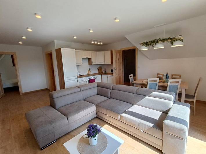 Apartament wakacyjny dla 7 osób, z widok i ogród w Gliczarów Górny