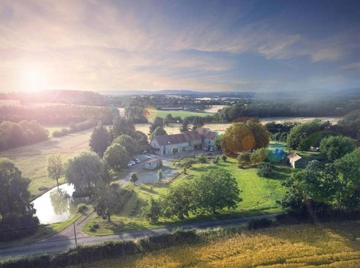Maison de vacances pour 12 personnes, avec jardin et vue, animaux acceptés