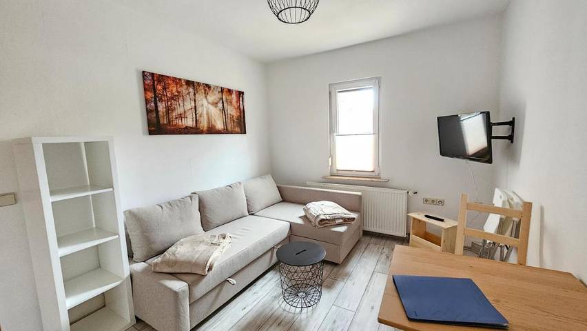 Ferienwohnung für 4 Personen, mit Terrasse und Garten sowie Ausblick