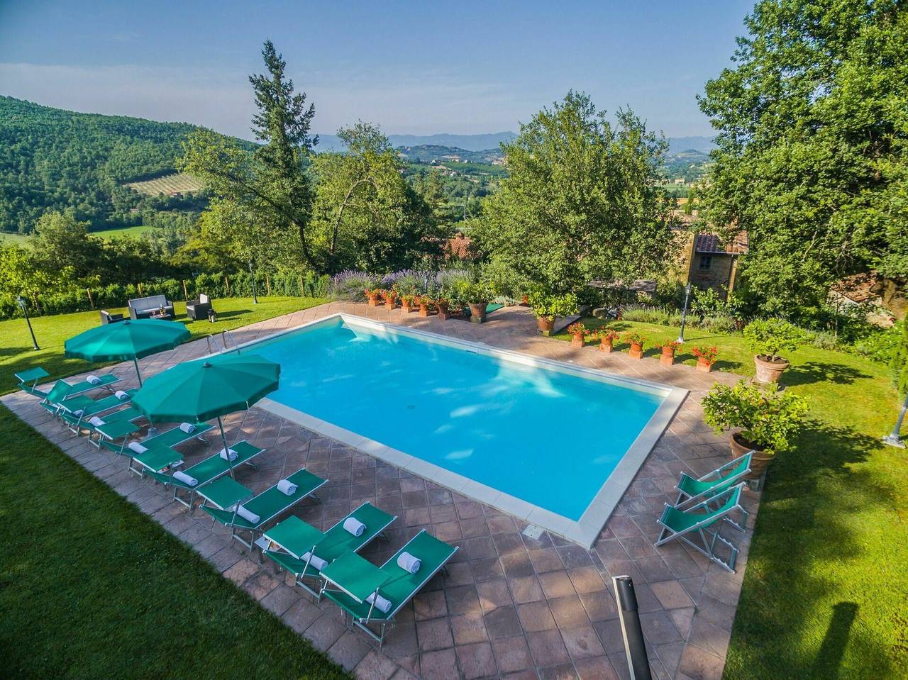 Villa für 10 Personen mit Balkon in Monterchi, Valtiberina